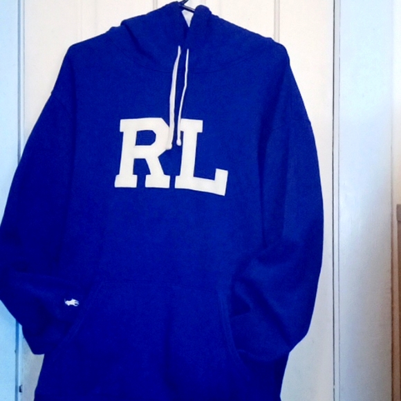 Polo Ralph Lauren Other - Polo by Ralph Lauren Royal blue with white felt embroidered rl n pony on sleeve